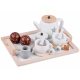 Teeservice aus Holz mit Tablett ZA4124