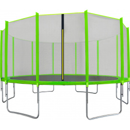 Aga SPORT TOP Trampolin 500 cm Hellgrün + Schutznetz