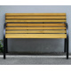 Aga Gartenbank Metall, 2-Sitzer Sitzbank, Parkbank bis 240kg belastbar, Terrassenbank für Garten, Balkon und Terrasse MR2007 122x60x81 cm