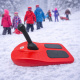 Aga Kinder Schlitten DS494 Rot, Stabile Bob-Kinderschlitten aus Kunststoff, stabiler Griff, schöne und hochwertige Schneeschlitten, Bobs für Kinder