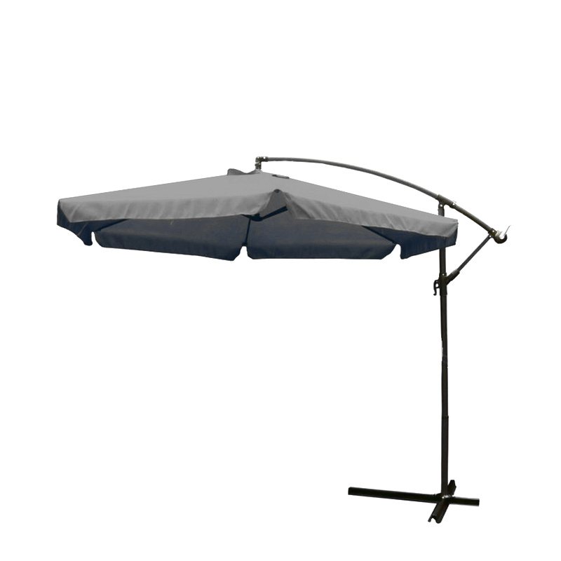 Aga Sonnenschirm, Gartenschirm EXCLUSIV GARDEN 300 cm Dunkelgrau