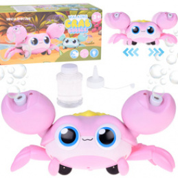 Uroczy chodzący KRAB na BAŃKI MYDLANE automat maszyna świeci gra ZA5717 uniwersalny