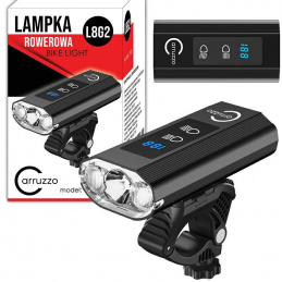 L8G2 LAMPKA ROWEROWA CREE 1200  ŚW.       DŁUGIE/RÓTKIE