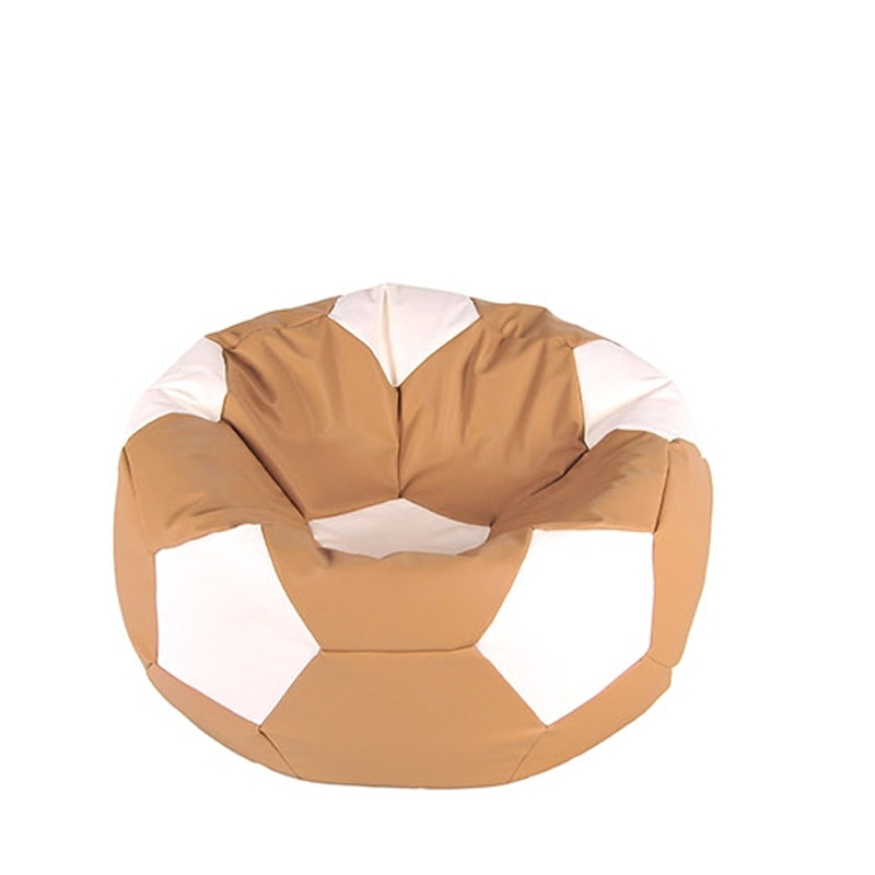 Aga Sitzsack Relaxationbag BALL XXXL Weiß - Braun