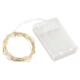 Linder Exclusiv Batteriebetriebene Kette 50 LED Warm White