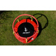 Aga Trampolin, Kindertrampolin,Gartentrampolin mit Sicherheitsnetz 116 cm Rot/Gelb