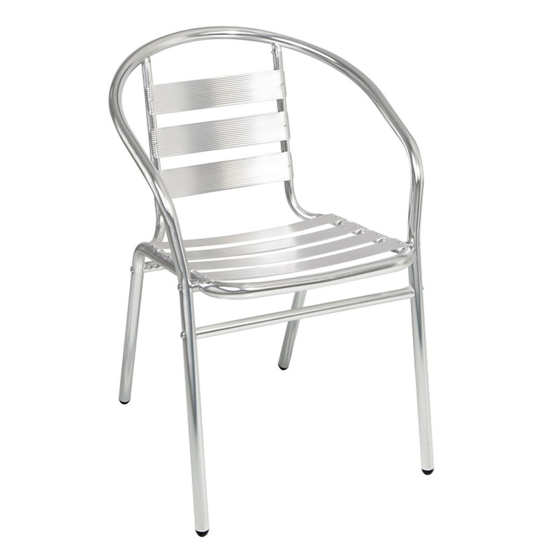 Linder Exclusiv Gartenstuhl MC4602 – Stapelbar, rostfrei, pflegeleicht, stabil & langlebig, modernes Design