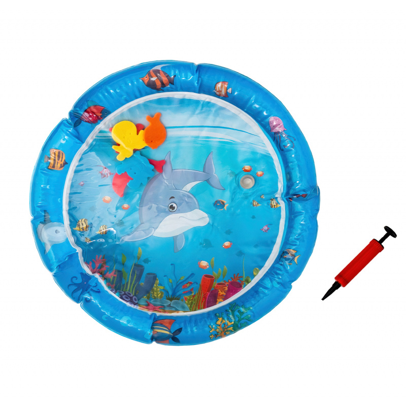 Aga4Kids Wassermatte Aufblasbare Wasserspielmatte für Kinder-Baby MRWM04 Sensorisches Spielzeug Kleinkinder, Wassermatte für Säuglinge und Kleinkinder