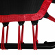 Aga FITNESS Trampolin 130 cm Rot + Griff