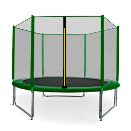 Aga SPORT PRO Trampolin 305 cm Dunkelgrün + Schutznetz