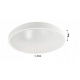 Kulaté bílé přisazené stropní svítidlo N/T 2x E27 + 2x LED žárovka