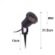LED-Garteneinbaustrahler EC79018 für GU10-Leuchtmittel