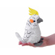 Papagei Maskottchen weiß Nymphe 17cm 13574 universal