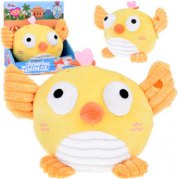 Pluszowa interaktywna piłka ptak KURA Nagrywa gra melodyjki wibruje ZA5575 uniwersalny