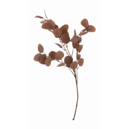 Roślina sztuczna Gałązka liście Eukaliptusa 90 cm wysokości brązowa JAK ŻYWA