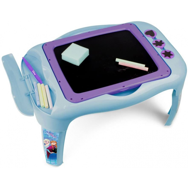 Darpeje Ice Kingdom Kindertisch mit doppelseitiger Tafel