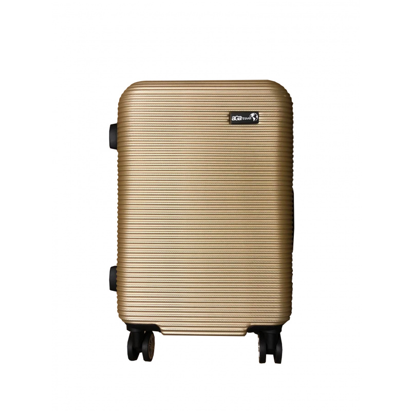 Aga Travel Cestovní kufr 56x38x23 cm MR4651 Zlatý