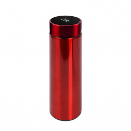 Aga Thermoskanne mit LED Temperaturanzeige 500ml Rot
