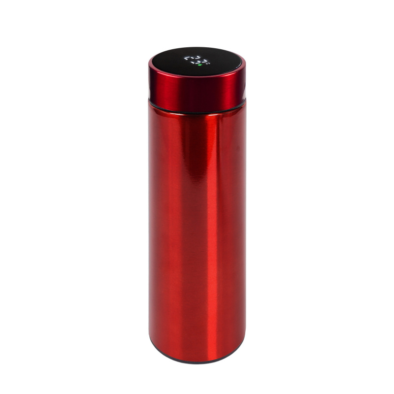 Aga Thermoskanne mit LED Temperaturanzeige 500ml Rot