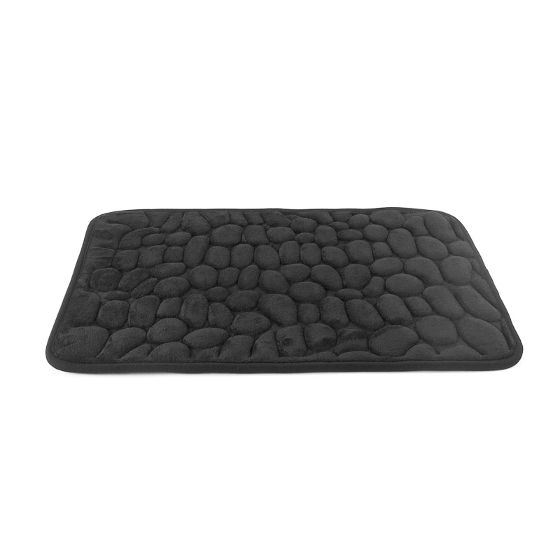 Aga Badematte 40x60 cm Schwarz