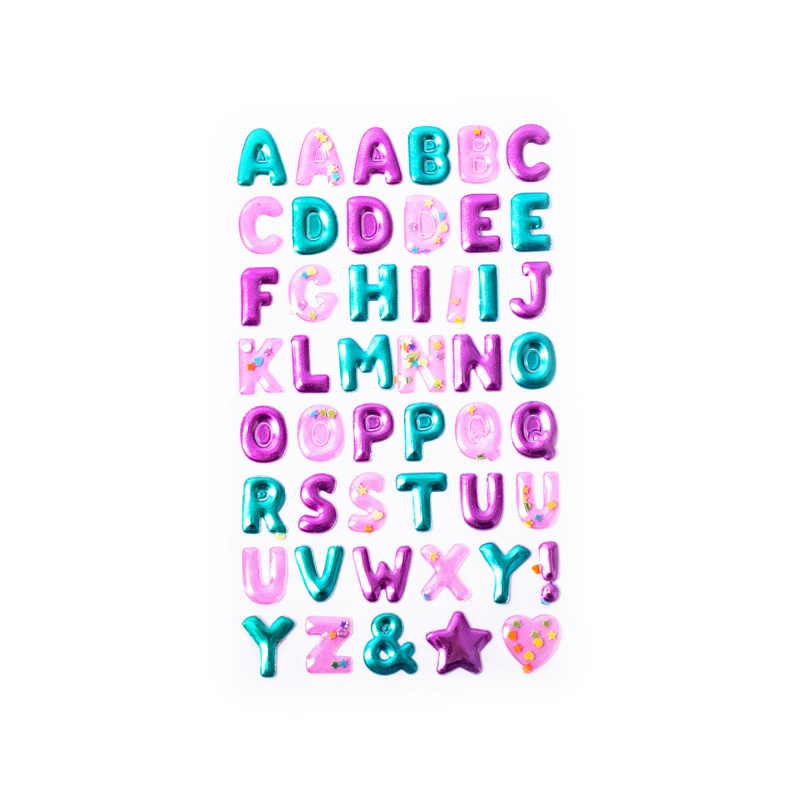 Aga4Kids Selbstklebende Buchstaben DS8101RT