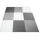 Aga Foam Puzzlematte 9 Stück schwarz und grau 60x60