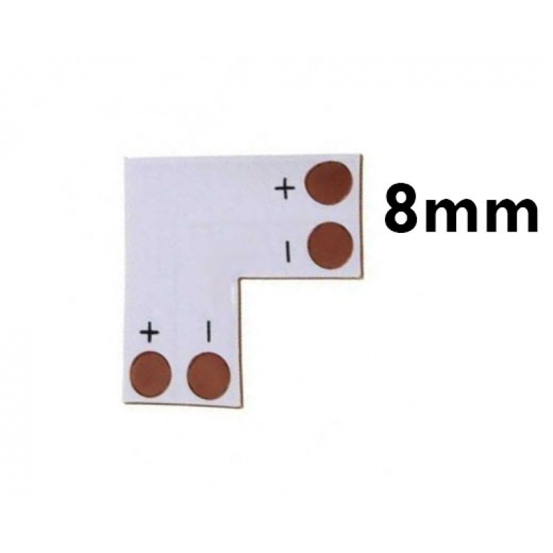 Eckverbinder für LED-Streifen 3528 8 mm