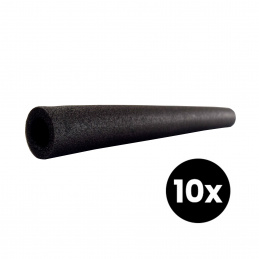 Aga Schaumstoffschutz für Trampolinenstangen 70 cm Schwarz 10 Stück