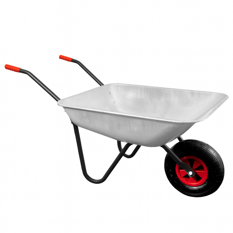 Aga Schubkarre 100 Liter, 110Kg, Bauschubkarre, Gartenschubkarre