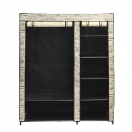 SZA1 SZAFA TEKSTYLNA DUŻA WIESZAKI PÓŁKI