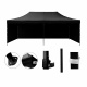 Aga Pavillon, Pop-up-Pavillon, Partyzelte, Faltpavillon  3x6m Schwarz