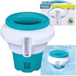 Bestway Dozownik chemiczny z wbudowanym termometrem Pływak do basenu 58701 uniwersalny