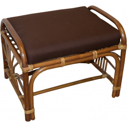 Aga Rattanhocker TURDUS Honig Dunkelbraun