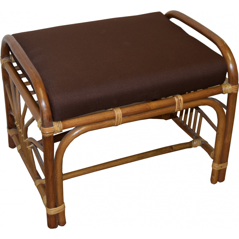Aga Rattanhocker TURDUS Honig Dunkelbraun