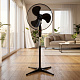 Linder Exclusiv Ventilator Standventilator Luftkühler Ventilator Lüfter Oszillierend SV3000S Schwarz