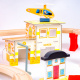 Aga4Kids Holzeisenbahn 108 Teile mit Batterie