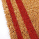 Linder Exclusiv Fußmatte aus Kokosfaser 45x75 cm Rot