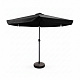 Aga Gartensonnenschirm 300 cm MR2055 Schwarz