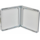 Linder Exclusiv Camping Klapptisch aus Aluminium mit Tragegriff 120x60x54/70 cm