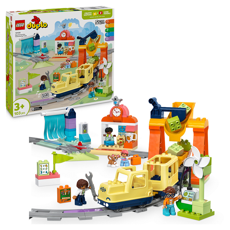 LEGO® DUPLO Town 10428 Große interaktive Eisenbahn