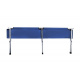 Sport Feldbett Klappbett 186 x 70 x 43 cm cm Stabiles Campingbett bis 110 kg Belastbar Tragbar Tasche Liege Reise Bequem Malatec 555 Dunkelblau
