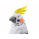 Papagei Maskottchen weiß Nymphe 17cm 13574 universal