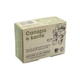 Organiczne mydło w kostce Konopie & Masło Shea 100 gr - SAPONE DI UN TEMPO uniwersalny