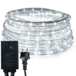 E12B2 WĄŻ ZEWNĘTRZNY LED LAMPKI 20M WHIT