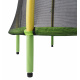 Aga Trampolin,Kindertrampolin mit Sicherheitsnetz 116 cm Hellgrün / Gelb