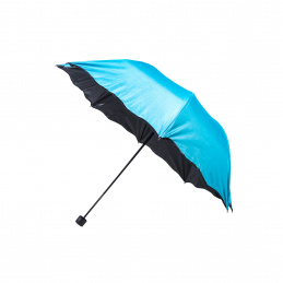 Aga Regenschirm, Klappschirm mit Automatik-Öffnung, 95 cm Blau, Taschenschirm