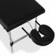 Habys Aluminium Massageliege Schwarz