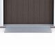 Aga Gartenhaus 303x236x190 cm Graubraun