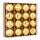 Aga Weihnachtskugeln MIX 6 cm 16 Stk. GIF5077 Gold