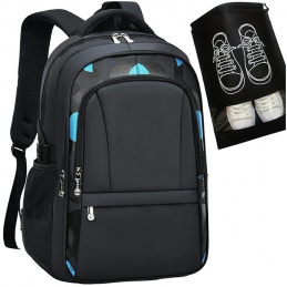 K402E PLECAK SZKOLNY TURYSTYCZNY BE BLUE  WOREK